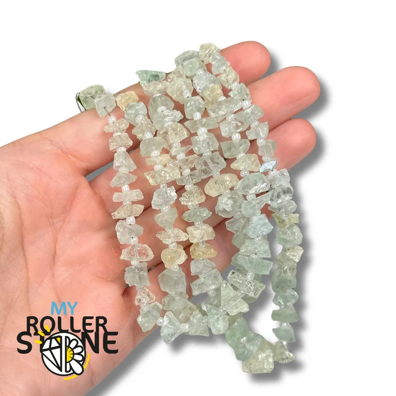 3A Aquamarin Chips Perle