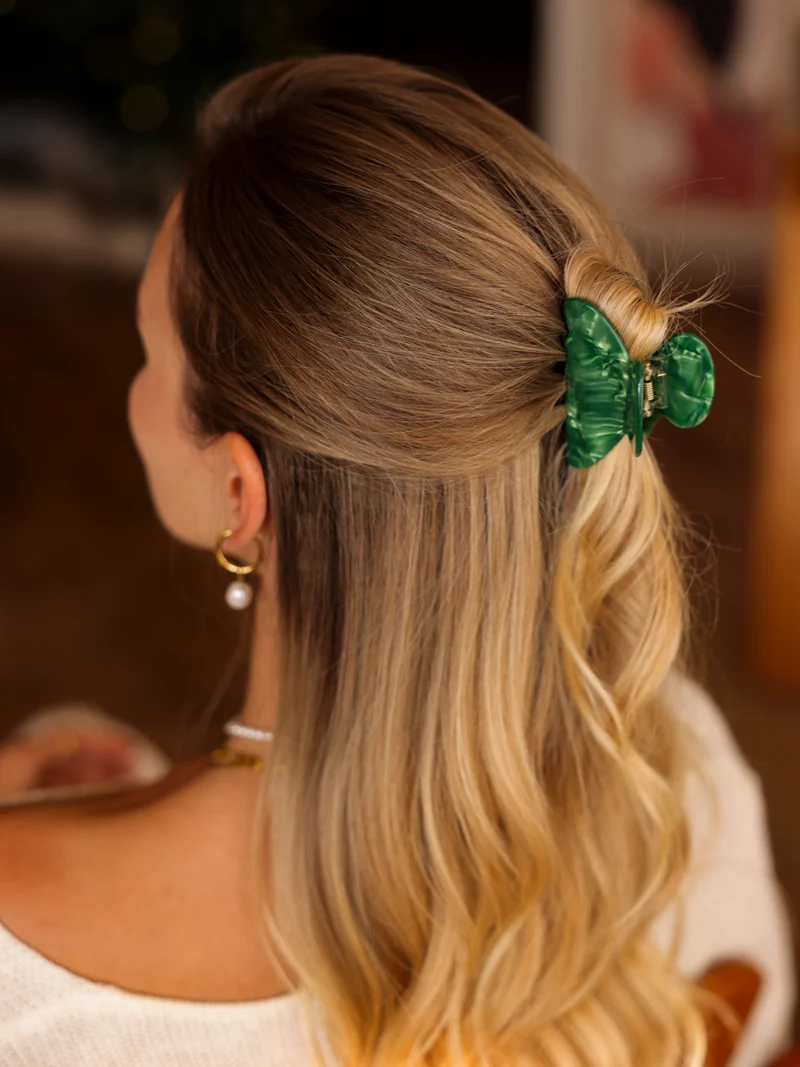 Dreamy Vibe Haarklammer Green Marble