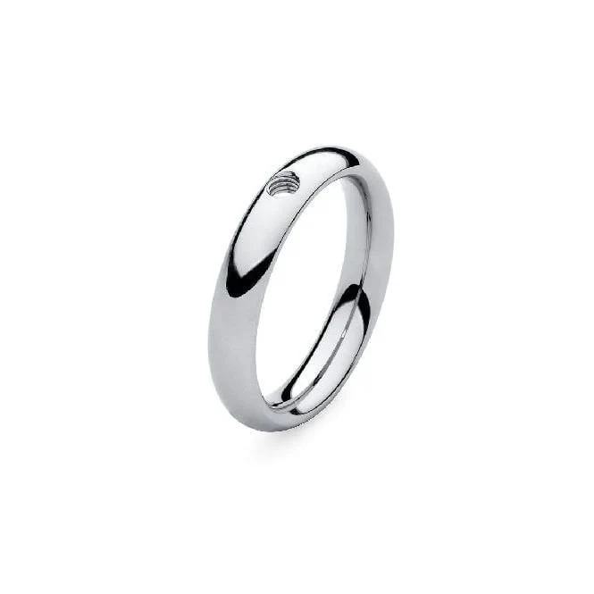 Slim Silver Interchangeable Ring, Size 56