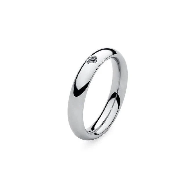 Slim Silver Interchangeable Ring, Size 52