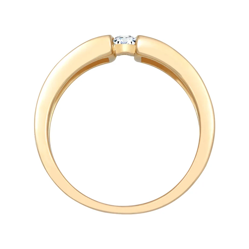 Verlobungsring | Diamant ( Weiß, 0,14 ct )