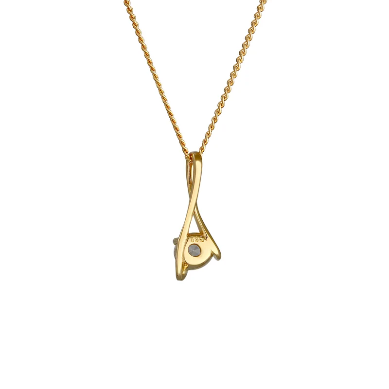 Halskette Infinity | Zirkonia (Weiß)