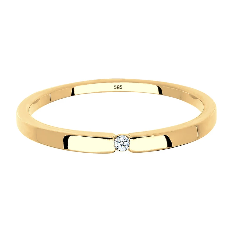 Verlobungsring | Diamant ( Weiß, 0,015 ct )