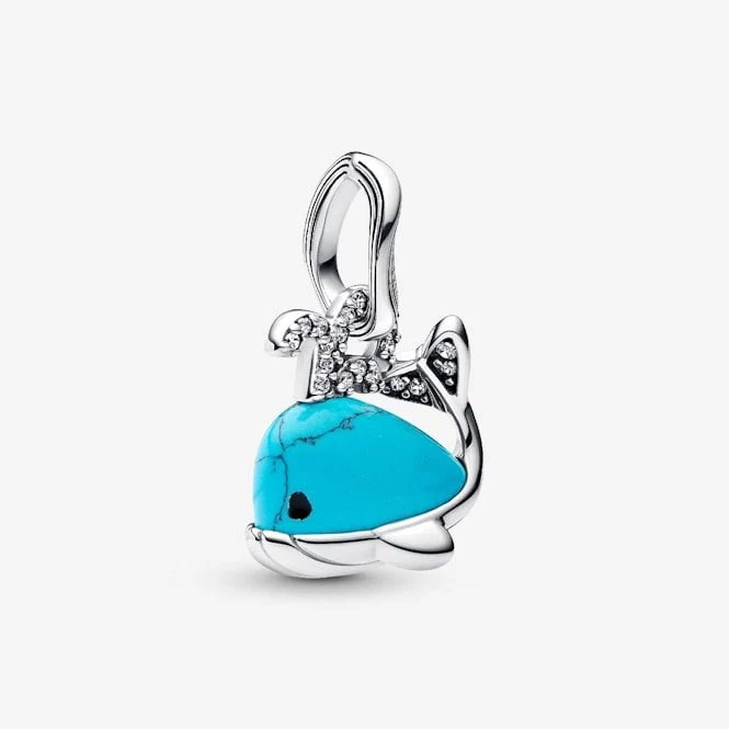 Turquoise Whale Dangle Charms