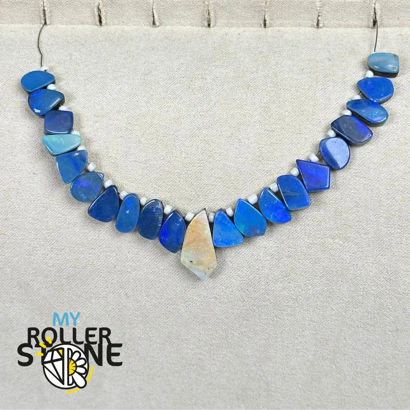 Australischer Opal Halsketten-Set Nr. 3