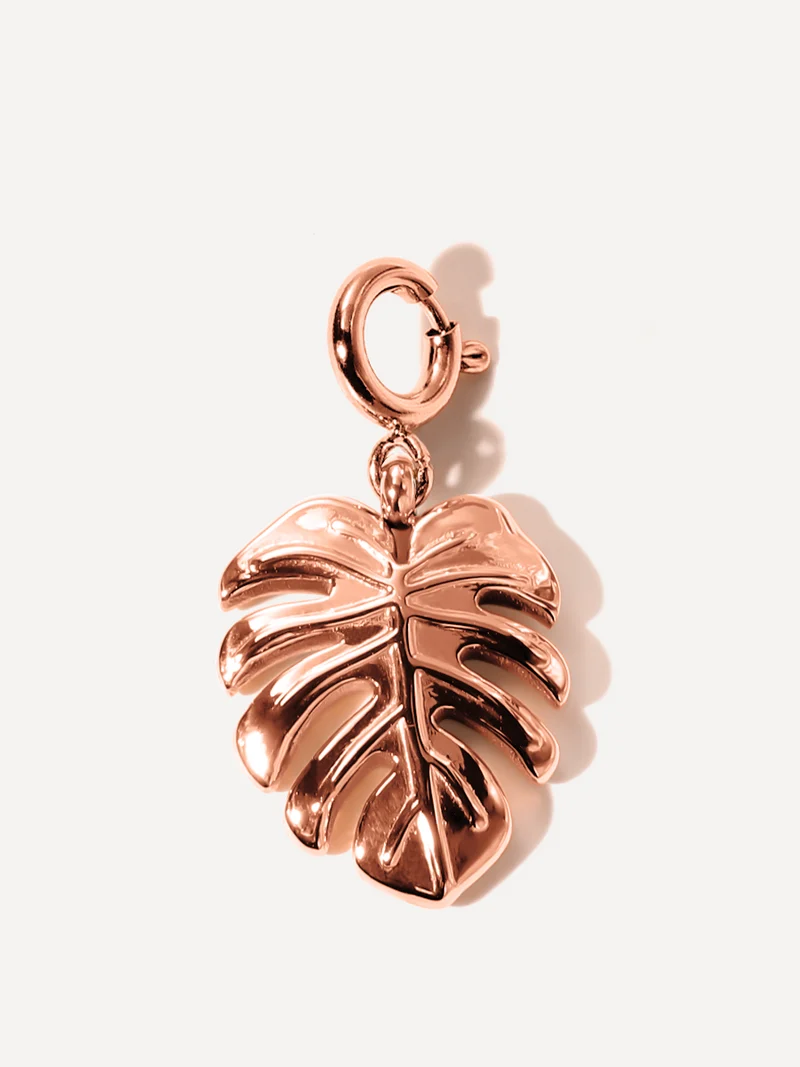 Monstera Leaf Ketten-Charm