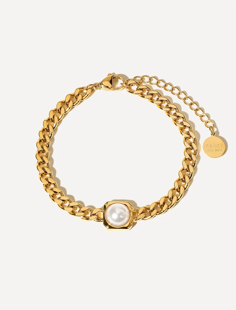 Modern Edge Pearl ARMBAND