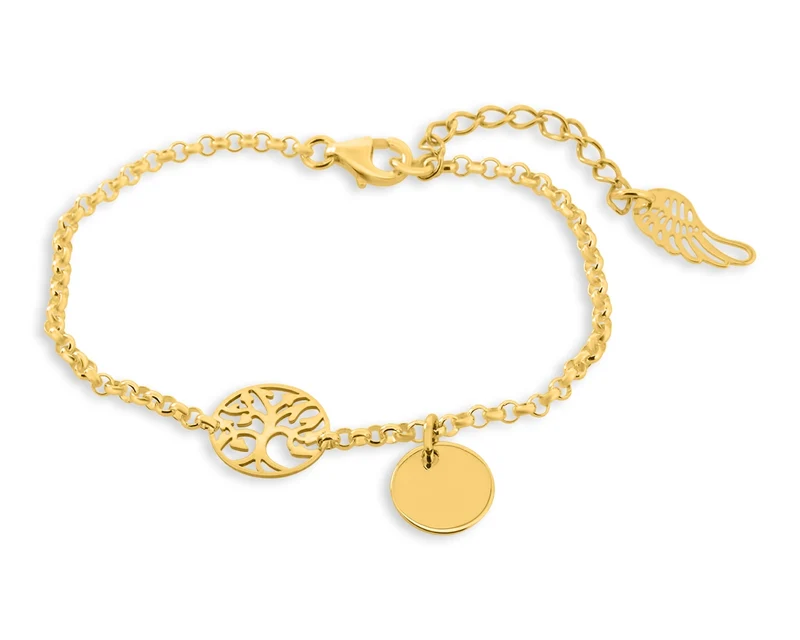 ARMBAND, LEBENSBAUM, DAMENSCHMUCK, GRAVUR