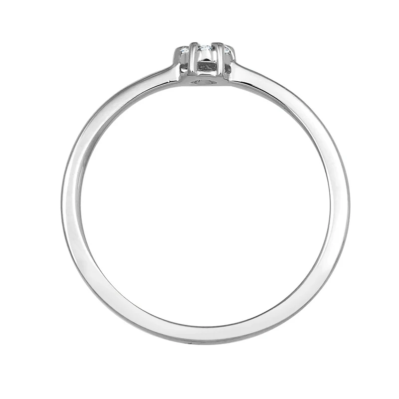 Verlobungsring | Diamant ( Weiß, 0,045 ct )
