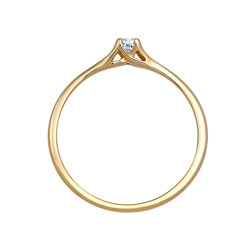 Verlobungsring | Diamant ( Weiß, 0,06 ct )