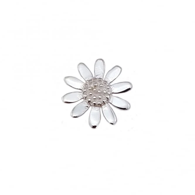 Silver Small Daisy Pendant Necklace