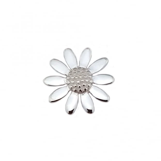 Silver Daisy Pendant Necklace