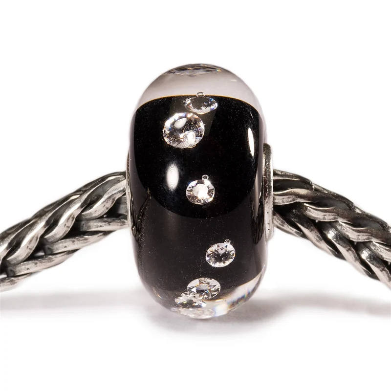Diamanten Bead Schwarz Universal
