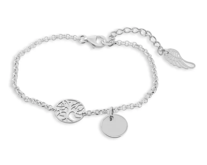 DAMENSCHMUCK MIT GRAVUR, BAUM DES LEBENS, GESCHENK ZUR HOCHZEIT