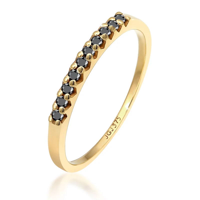 Ring | Diamant ( Schwarz, 0,15 ct )