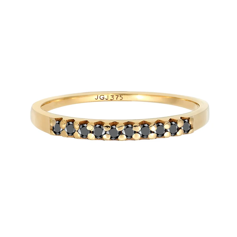 Ring | Diamant ( Schwarz, 0,15 ct )