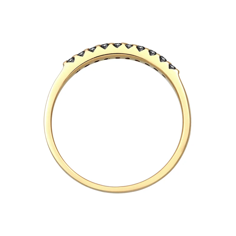 Ring | Diamant ( Schwarz, 0,15 ct )