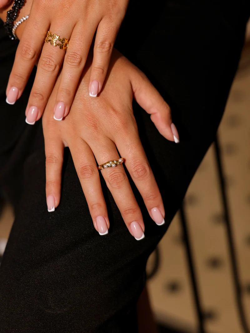 Crystal Pearl Ring