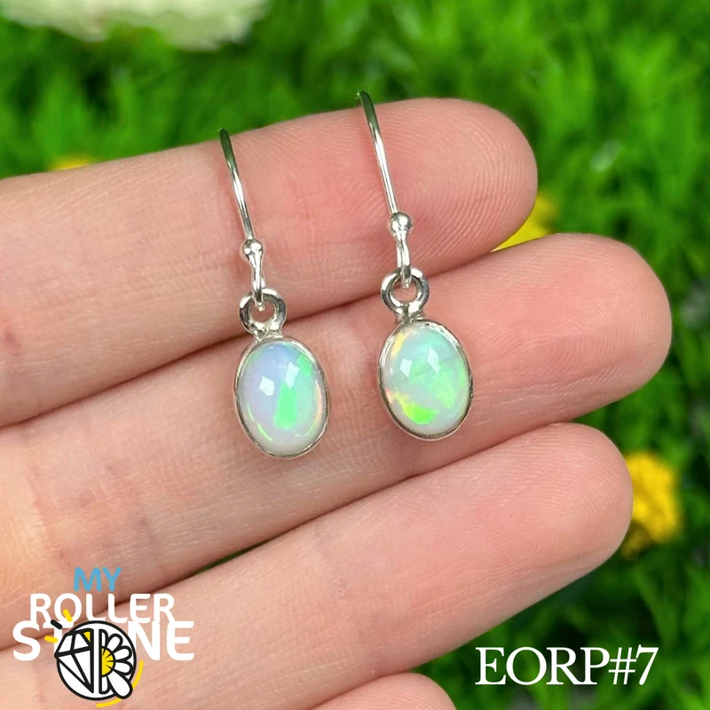 Äthiopische Opal Ohrringe #EROP7