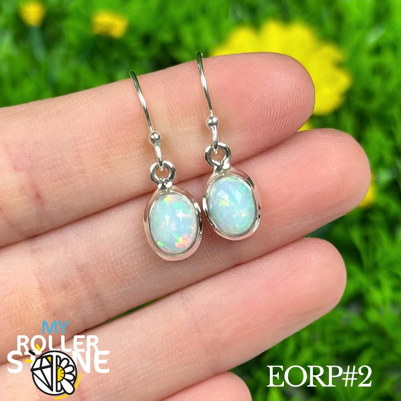 Äthiopische Opal Ohrringe #EROP2