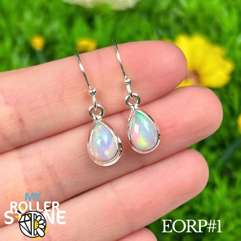 Äthiopische Opal Ohrringe #EROP1