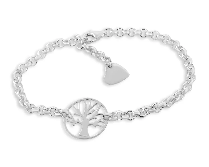 SILBERARMBAND DAMEN LEBENSBAUM GESCHENK KONFIRMATION 925 SILBER ARMBAND