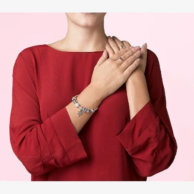 Moments Snake Chain Barrel Clasp Bracelet, 21cm