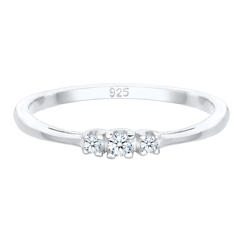 Verlobungsring | Diamant ( Weiß, 0,06 ct )