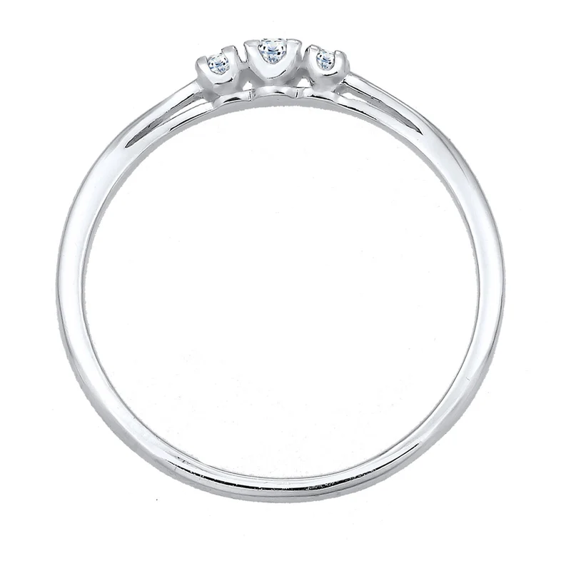Verlobungsring | Diamant ( Weiß, 0,06 ct )