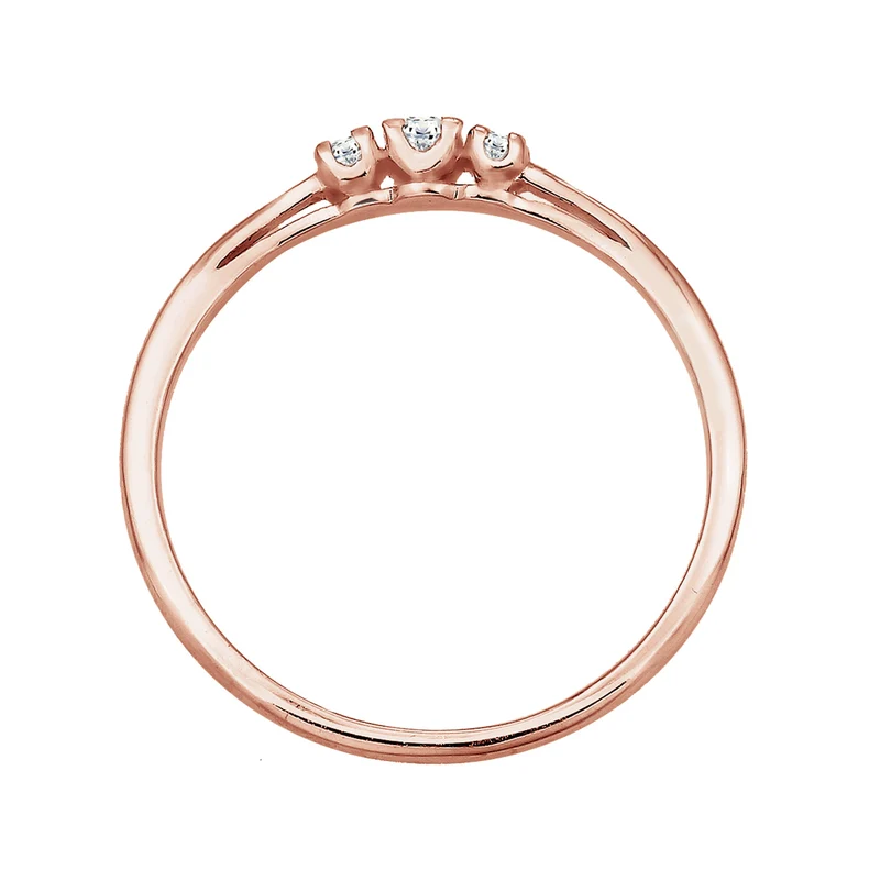 Verlobungsring | Diamant ( Weiß, 0,06 ct )