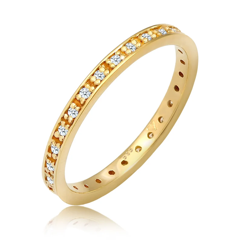 Verlobungsring | Diamant ( Weiß, 0,14 ct )