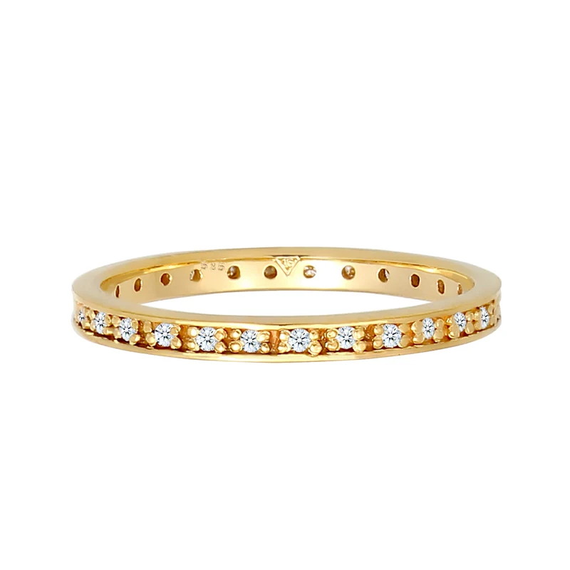 Verlobungsring | Diamant ( Weiß, 0,14 ct )