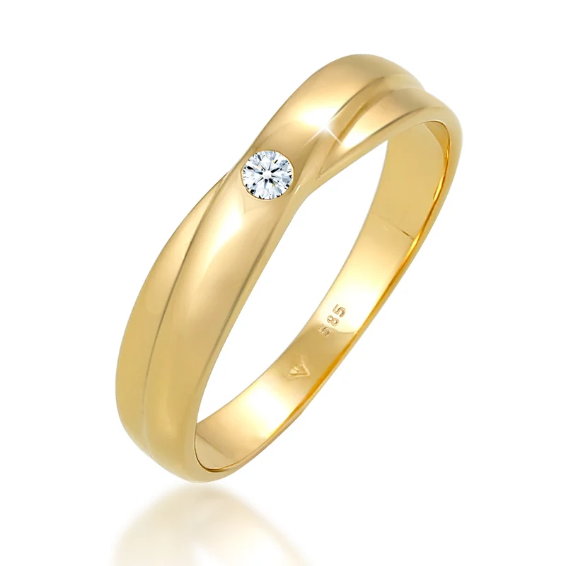 Verlobungsring | Diamant ( Weiß, 0,03 ct )