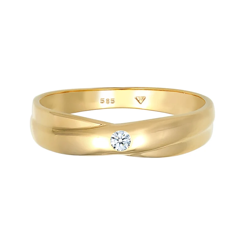 Verlobungsring | Diamant ( Weiß, 0,03 ct )