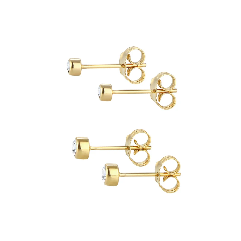 Ohrstecker | Topas ( Weiß )