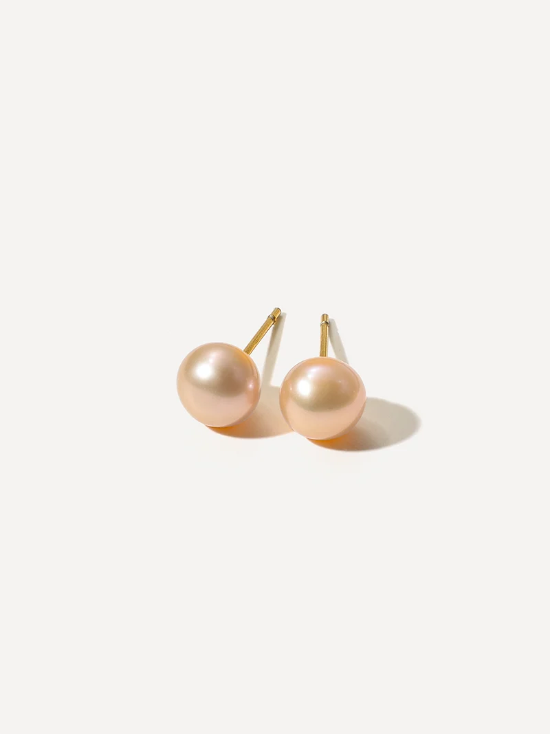 Pearl Beauty Orange Ohrringe