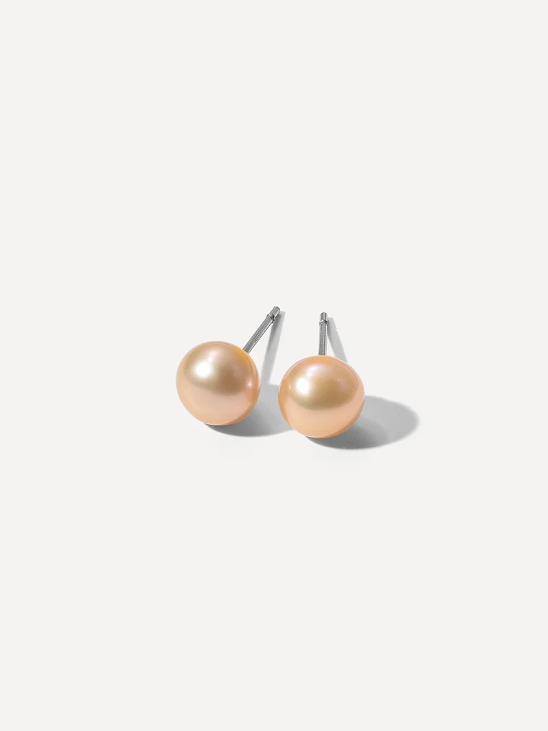 Pearl Beauty Orange Ohrringe
