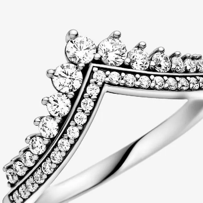 Princess Wishbone Ring, Size 58