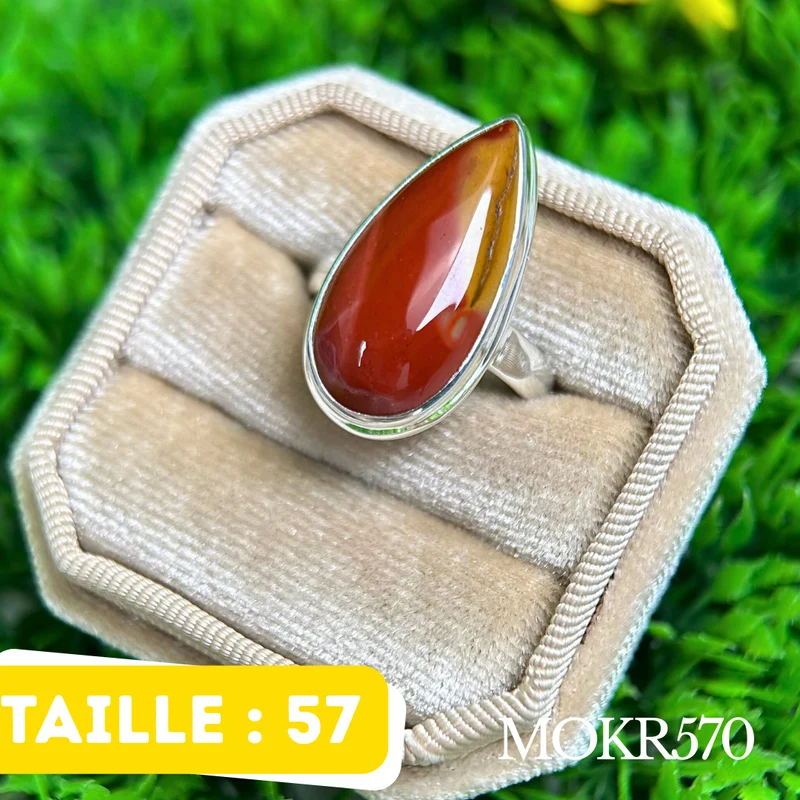 Mookait-Jaspis-Ring #MOKR570