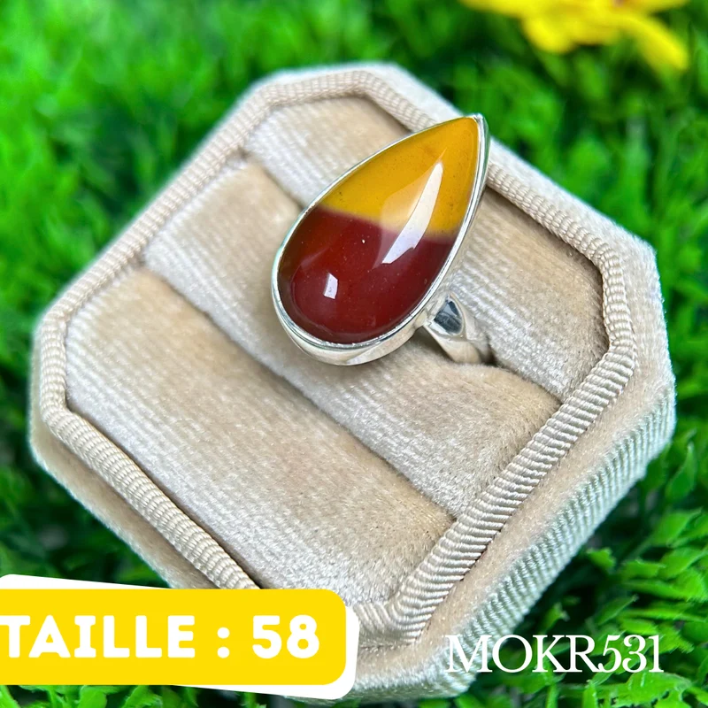 Mookait-Jaspis-Ring #MOKR531