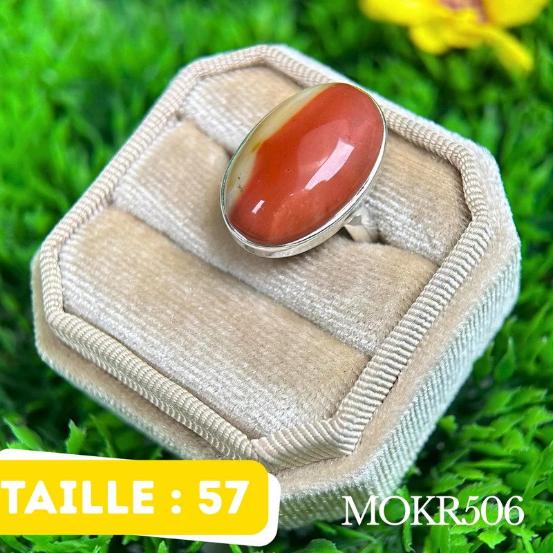 Mookait-Jaspis-Ring #MOKR506