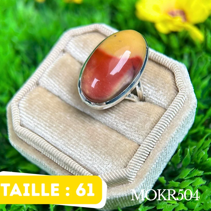 Mookait-Jaspis-Ring #MOKR504