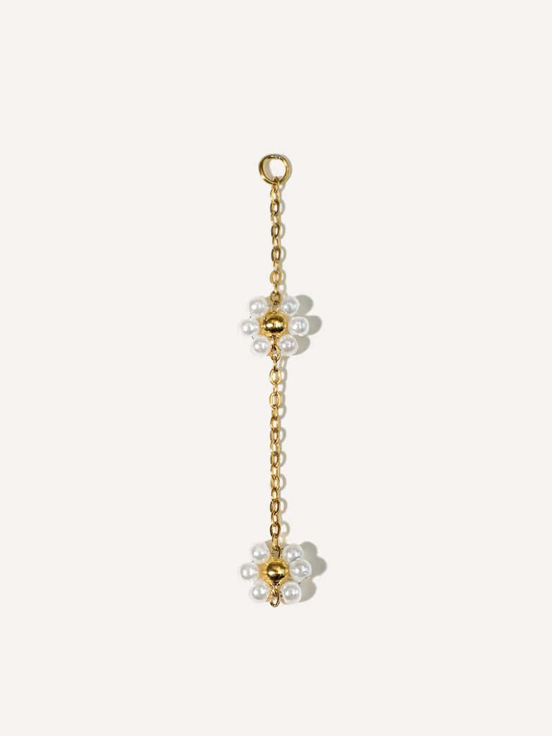 58x9,3mm Petal Elegance Ohrring-Charm