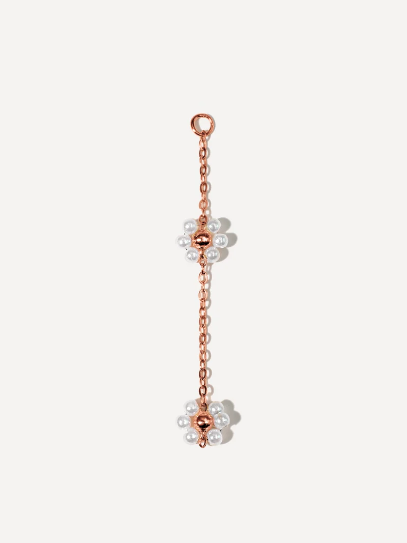 58x9,3mm Petal Elegance Ohrring-Charm