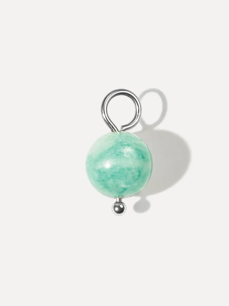 8,4mm Lake Green Ohrring-Charm