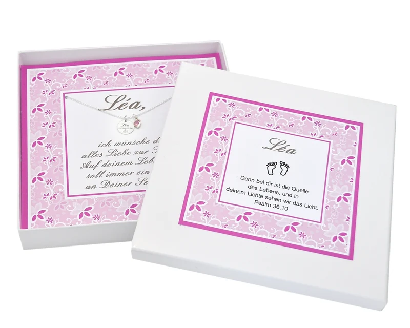 GESCHENKSCHACHTEL, TAUFKETTE, HERZ, PERSONALISIERTE SCHACHTEL,GESCHENK ZUR TAUFE