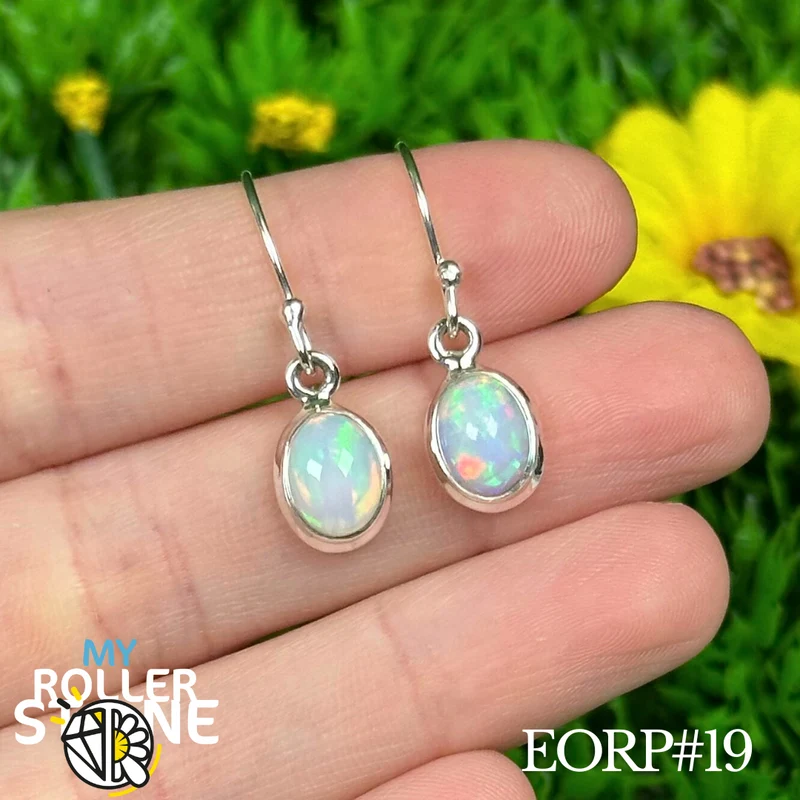 Äthiopische Opal Ohrringe #EROP19