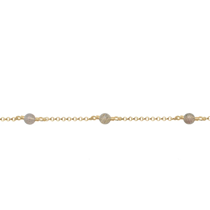 Choker | Labradorit (Grau)
