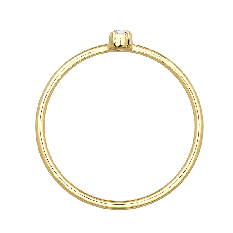 Verlobungsring | Diamant ( Weiß, 0,06 ct )
