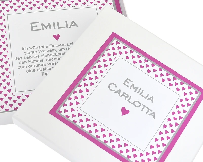 GESCHENK SCHACHTEL MIT NAMEN, PERSONALISIERTE SCHACHTEL, GESCHENK